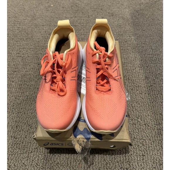 WOMENS ASICS GEL-Nimbus 25 Papaya Dusty Purple - Size 9.5 - Picture 6 of 7